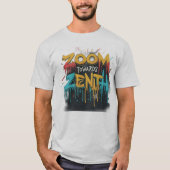 Zenith Bound: een Abstracte kosmische reis T-shirt (Voorkant)