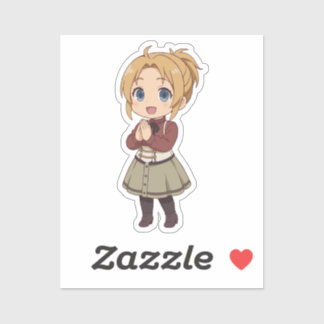 Zenith Greyrat Chibi Moederlijke Magiër Sticker