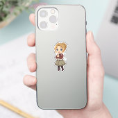 Zenith Greyrat Chibi Moederlijke Magiër Sticker (Telefoon)