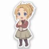 Zenith Greyrat Chibi Moederlijke Magiër Sticker (Voorkant)