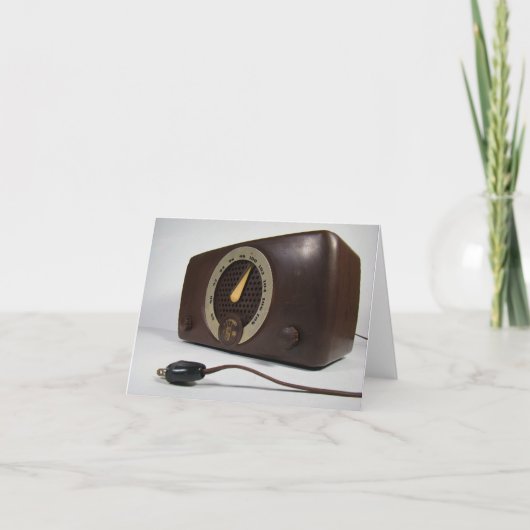Zenith Radio Blank Note Kaart (Voorkant)