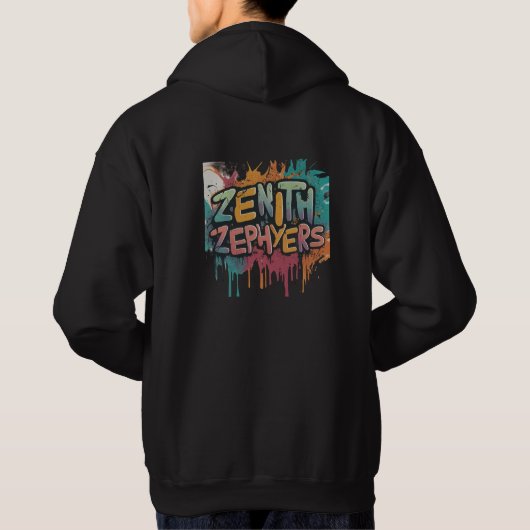 Zenith Zephyrs Mannen Hoodie (Achterkant)