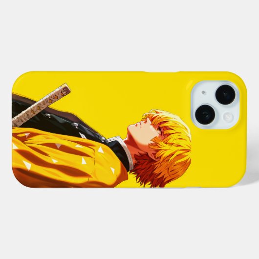 Zenitsu Agatsuma Case-Mate iPhone Case (Achterkant (horizontaal))
