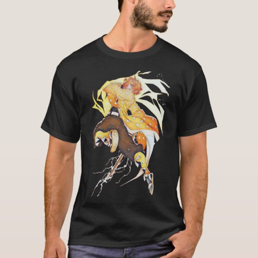 Zenitsu demon slayer T-Shirt (Voorkant)