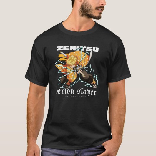 Zenitsu demon slayer t-shirt (Voorkant)