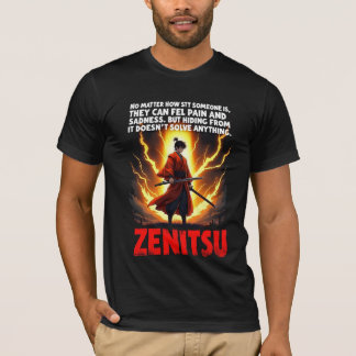 Zenitsu geïnspireerde anime T-shirt