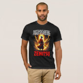 Zenitsu geïnspireerde anime T-shirt (Voorkant volledig)