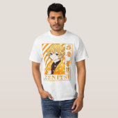 Zenitsu Kimetsy over yaiba T-shirt (Voorkant volledig)