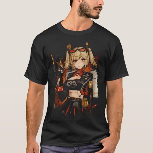 Zenless Zone Zero Burnice Gekke Wetenschapper Barm T-shirt (Voorkant)