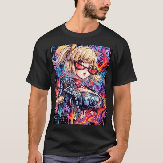 Zenless Zone Zero Burnice White Fire Anomaly Barte T-shirt (Voorkant)