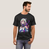 Zenless Zone Zero Yidhari Murphy Vaporwave Estheti T-shirt (Voorkant volledig)