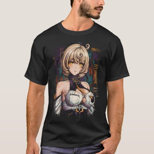 Zenless Zone Zero Yidhari Murphy Zwarte Hoed Witte T-shirt (Voorkant)