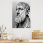 Zeno of Citium / Griekse filosoof / Poster (Keuken)