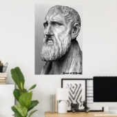 Zeno of Citium / Griekse filosoof / Poster (Thuiskantoor)