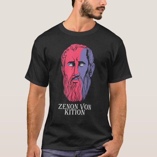 Zenon door Kition I Philosopher en stichter vroeg T-shirt (Voorkant)