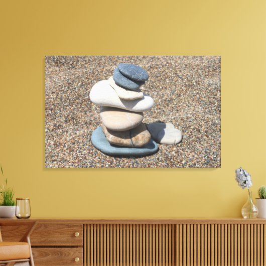 Zenpitten Canvas Afdruk (Insitu (Woonkamer))