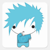 zenseb vierkante sticker (Voorkant)