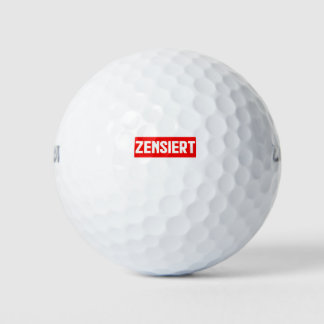 zensiert golfballen