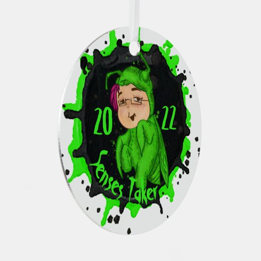 Zensoren Avatar 2022 Vakantievorming Metalen Ornament (Voorkant Rechts)