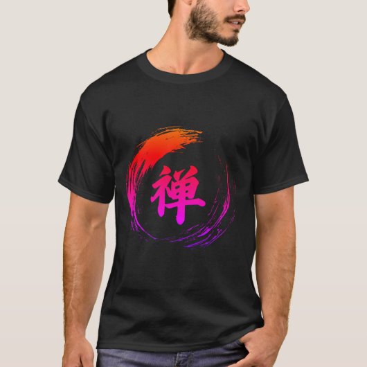 ZENT禅 samurai zwart T-shirt (Voorkant)