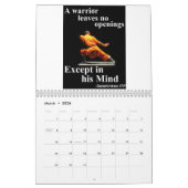 Zentality 2013 Martial Arts Thmed Calendar Kalender (Mar 2026)