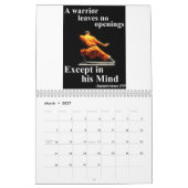 Zentality 2013 Martial Arts Thmed Calendar Kalender (Mar 2027)