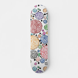 Zentangle circles pattern persoonlijk skateboard