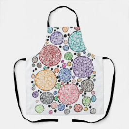 Zentangle circles pattern schort