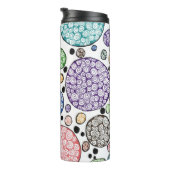 Zentangle circles pattern thermosbeker (Geroteerd rechts)