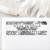 Zentangle® geïnspireerd etiket (Insitu)