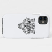 Zentangle Geïnspireerde Wolf Case-Mate iPhone Case (Achterkant (horizontaal))