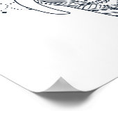 Zentangle Inspired Elephant Poster (Hoek)