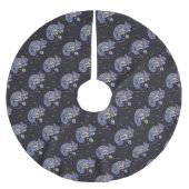 Zentangle Lizard Kerstboom Rok (Voorkant)