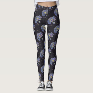 Zentangle Lizard Leggings