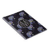 Zentangle Lizard | Monogram Notitieboek (Rechterzijde)