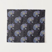 Zentangle Lizard Wandkleed (Voorkant (horizontaal))