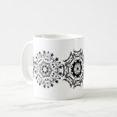 Zentangle Patronen Koffiemok (Voorkant links)