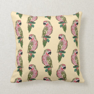 Zentangle Style Parrots Kussen