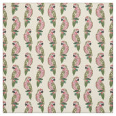 Zentangle Style Parrots Stof (Swatch)