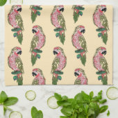 Zentangle Style Parrots Theedoek (Gevouwen)