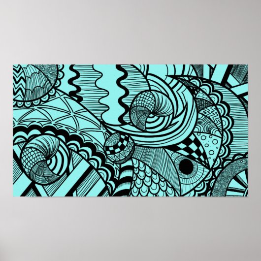 Zentangle Wall Poster (Voorkant)
