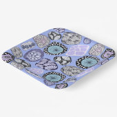 Zentangles Abstract Bloempapier Bord (Gebogen)