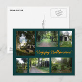 Zentralfriedhof Halloween Collage Briefkaart (Voorkant / Achterkant)