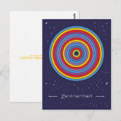 Zentriertheit Briefkaart (Voorkant / Achterkant)