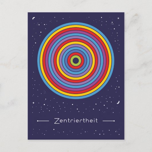 Zentriertheit Briefkaart (Voorkant)