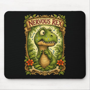 Zenuwachtige Rex - Grappige Tyrannosaurus Muismat