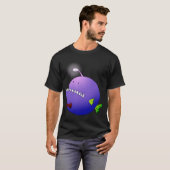 Zenuwachtige Zeeduivel T-shirt (Voorkant volledig)