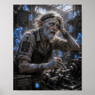 Zenuwachtigheid / Assembler / Machinewerkplaats Poster
