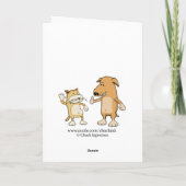 Zenuwdagboek grappige verjaardagskaart kaart (Achterkant)