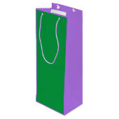 Zenuwdame Wine Gift Bag Wijn Cadeautas (Achterkant Gekanteld)